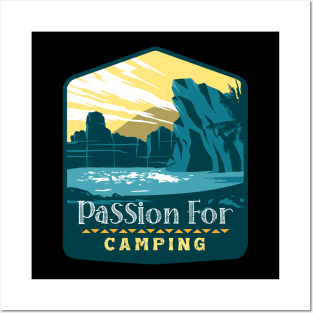 Passion For Camping Posters and Art